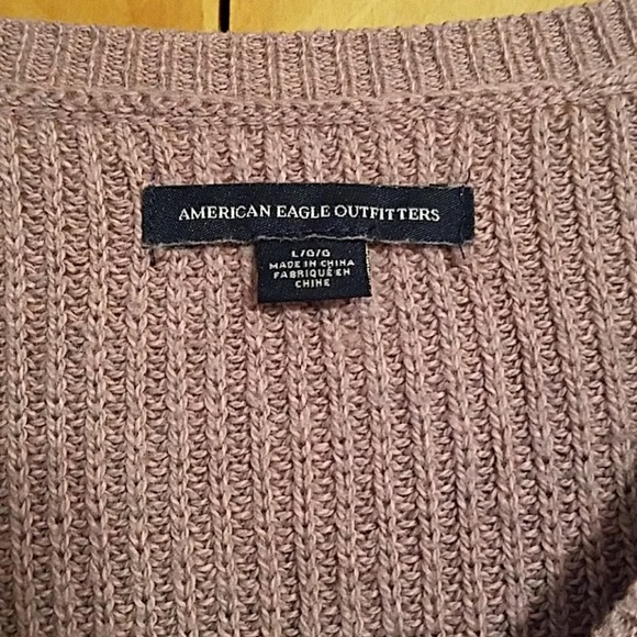 SOLD Purple AEO Sweater - Picture 3 of 3